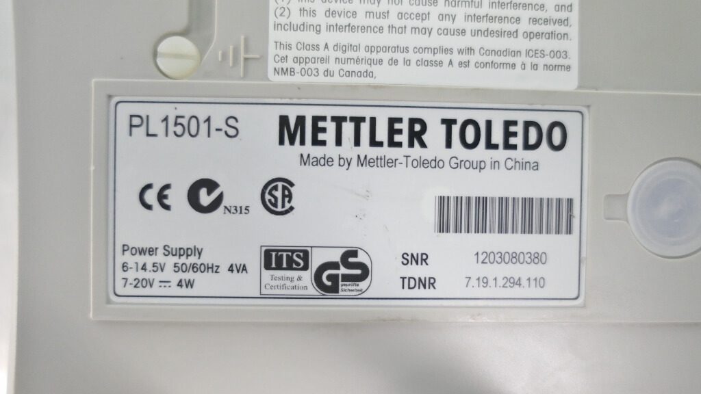 Mettler Balance Pl S The Lab World Group