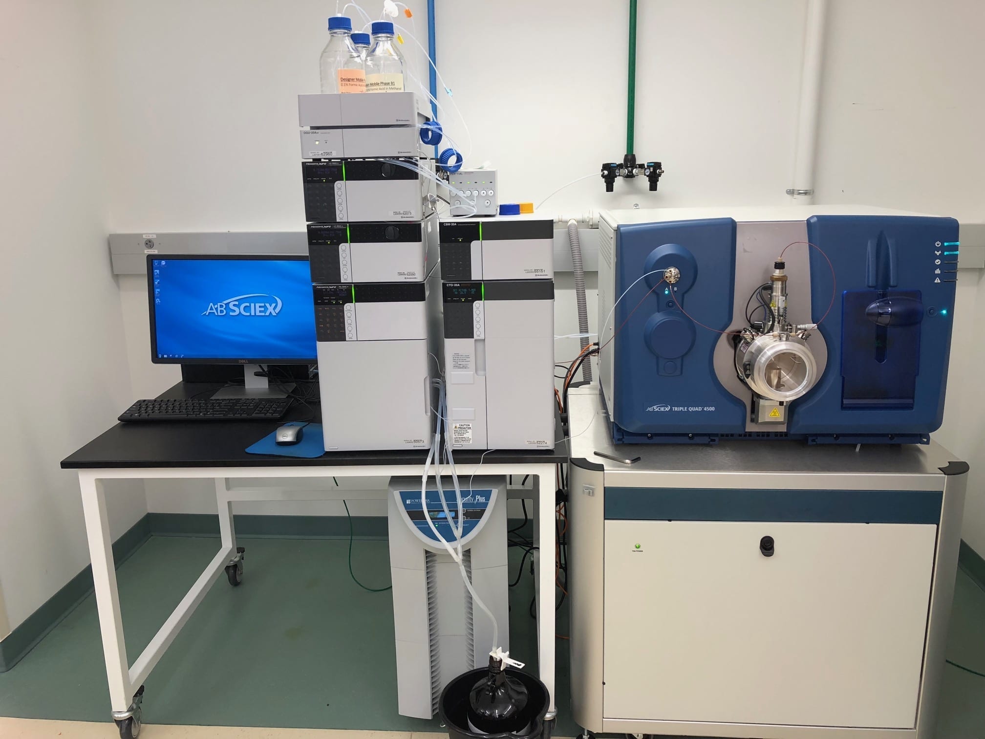 AB Sciex Triple Quad 4500 LCMS with Shimadzu Nexera X2