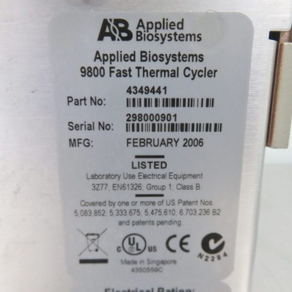 ABI 9800 FAST PCR System - 96 well FAST Block