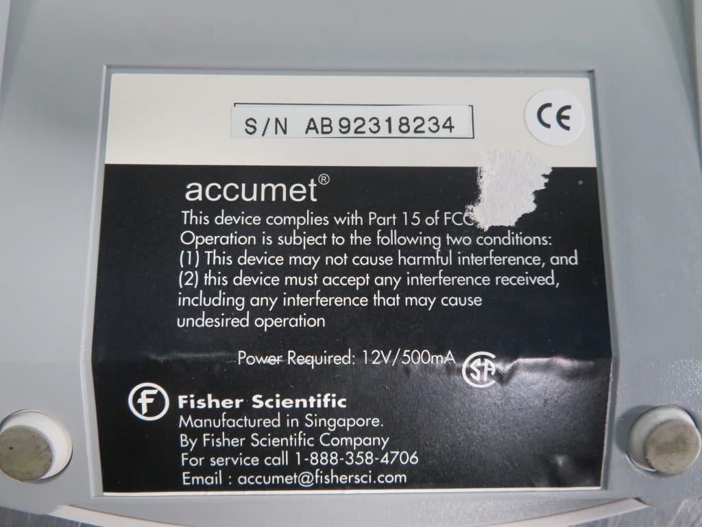 Fisher Scientific Accumet Basic AB15 pH meter