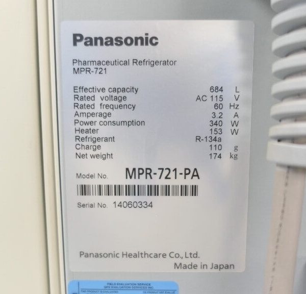 panasonic refrigerator power consumption