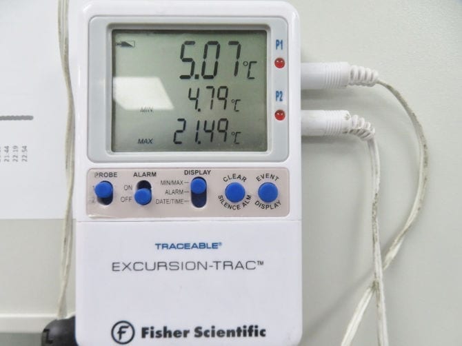 Traceable Excursion-Trac Datalogging Refrigerator / Freezer Thermometer