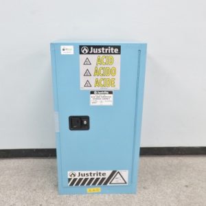 Justrite corrosive cabinet