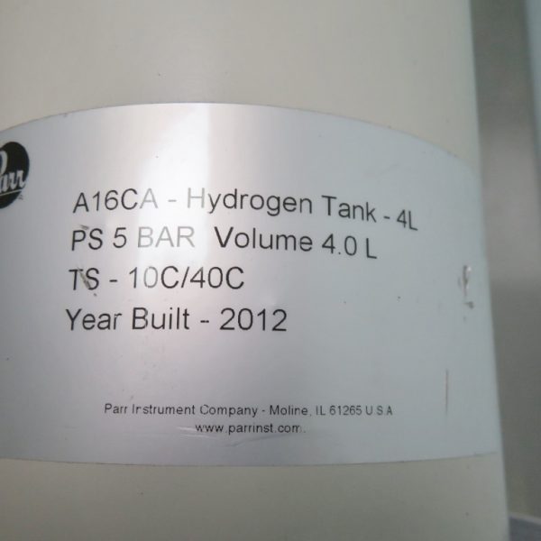 Parr Reaction Bottles for 3911 Shaker Hydrogenation Apparatus