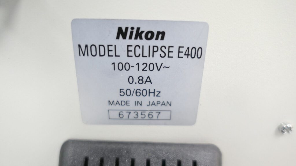 Nikon Eclipse E400 Biological Microscope