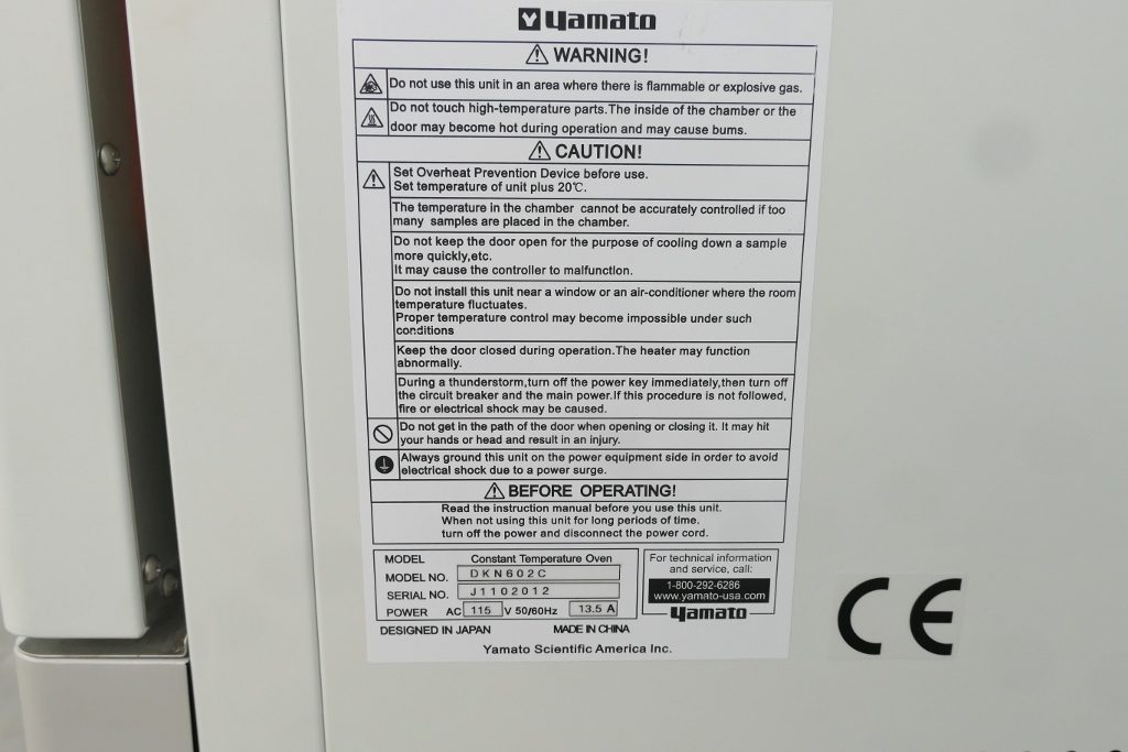 Yamato DKN602C Yamato Laboratory Drying Oven - The Lab World Group