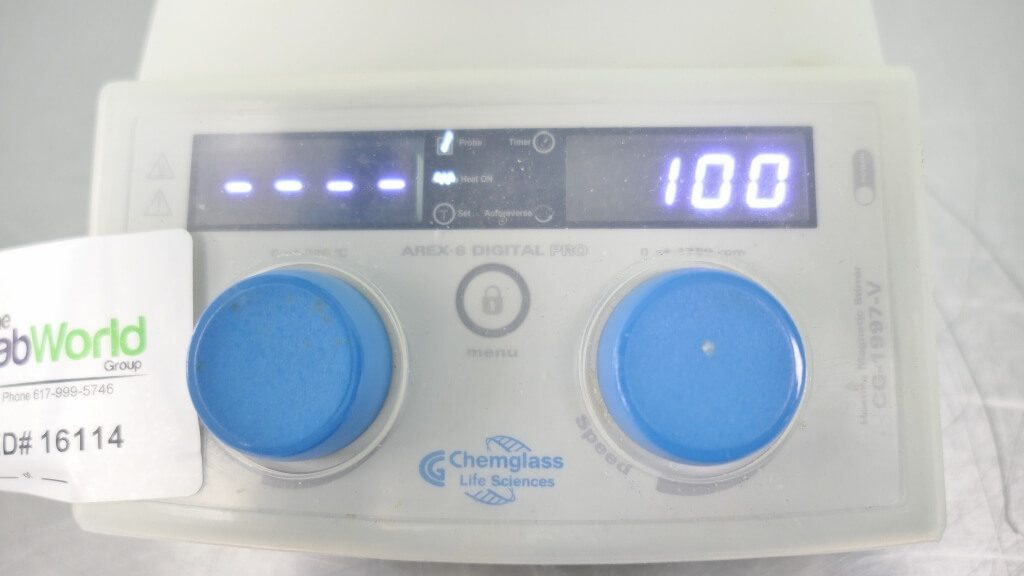 Used Sold ChemGlass Analog Stirring Hot Plate with ETC Temperature