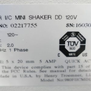 Fisherbrand Incubating Mini-Shaker 120V 5A, 450w:Shakers, Quantity: Each