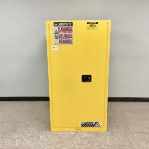 Justrite flammable cabinet