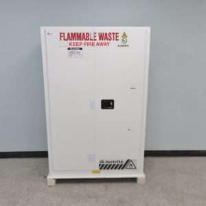 Justrite flammable cabinet waste storage