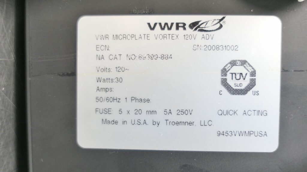 VWR Plate Vortexer - The Lab World Group